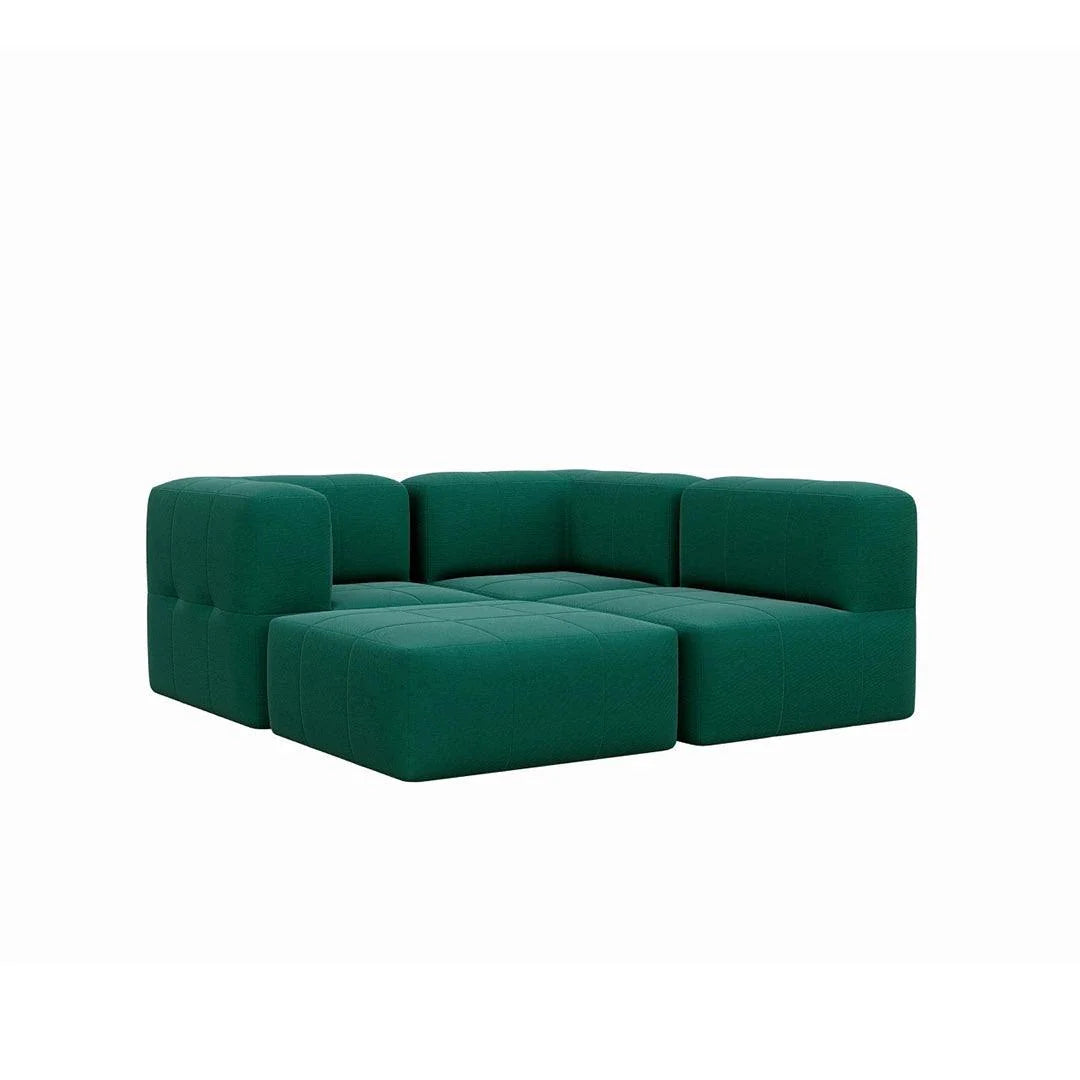 Lounge com 4 Puffs Modulares